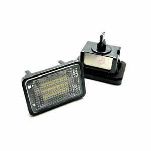 New 2Pcs 18SMD LED No Error License Plate Light for Benz GLK X204 Led Car Light