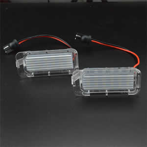 New Design LED License Plate Light Lamp for Ford Focus MK2 Hatchback Facelifted MK3 Fiesta MK6 Mondeo MK4 S-Max MK1
