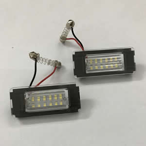 Newest Product E-mark Approval Led License Plate Light for BMW MINI COOPER S