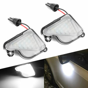No Error Car Led Side Tow Mirror Puddle Lamp Lights Ghost Shadow Lights for Skoda Superb Octavia MK3 MK2
