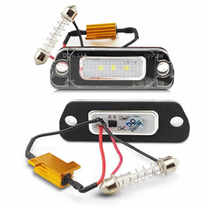 OE 1638200066 12V Waterproof for Benz ML Class W163 GL Class X164 R Class W251 Led License Plate Light Car Tag Lamp
