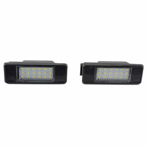 OE NO. 6340G9 6340A5 Car White 18smd Led License Plate Lamp Light for peugeot 308 307 3008 Citroen C2 C3 C4 C5 C6