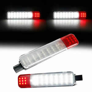 OEM 15021517 15021518 Interior LED Door Panel Lights Courtesy Lamp Pair for Chevrolet Silverado GMC