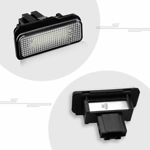 OEM A2038200256 Led License Number Plate Lights for Benz C E CLS-Class W203 W211 W219 R171