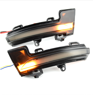 Smoked LED Dynamic Sequential Side Mirror Led Indicators Light for Skoda Octavia Mk3 A7 5E for VW T-Roc LED Turn Signal Lights