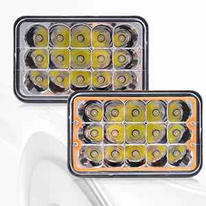Super Bright 5 Inch High Low Beam DRL Led Light Automotive Sealed Beam Square Truck 4X6 Led Headlights for Truck off Road