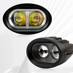 Super Bright Led Fog driving Lights Spotlight 20W Led Work Lights for Motorcycle Universal Offroad