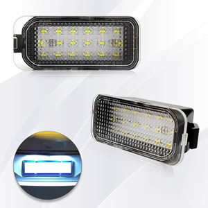 Super Bright Led License Plate Light for Ford Fiesta JA8 Focus DA3 DYB S-MAX C-MAX
