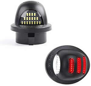 Super Brightness White+Red Light Color Car Light for Ford F-150 F-250 LED License Plate Light