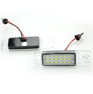 Waterproof White LED License Plate Light for TOYOTA Highlander RAV4 Land Cruiser 200 for Lexus RX300 Number Plate Lamp