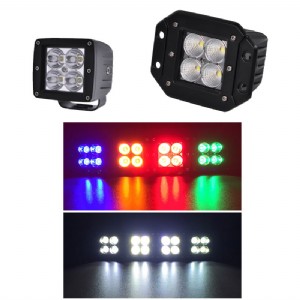 Dual color led work light