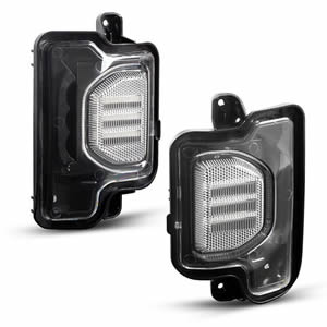 12V Auto Parts LED Mirror Turn Signal Lights for Jeep Wrangler JL Gladiator JT Easy Installation Long Lifespan