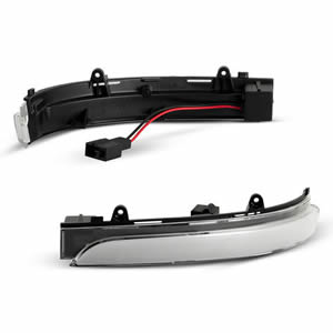 12V Dynamic Clear Smoked Lens LED Mirror Indicator Lamp For VW GOL Geracao FOX VOYAGE GOLF POLO LED Mirror Turn Signal Lights