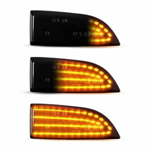 12V LED Dynamic Turn Signal Light  for Renault Megane Grand Scenic Latitude Side Mirror Flashing Light