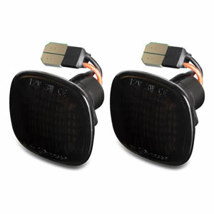 12V Sequential LED Turn Signal Side Marker Light for Audi A3 A4 Smoked Lens Easy Installation