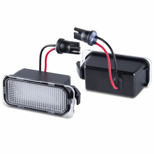 18x Car LED T10 Exterior Bulbs LED License Plate Light Lamp for FORD Fiesta