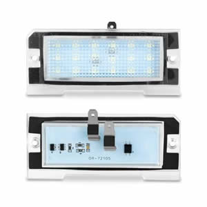 1PCS Full LED License Plate Light for Land Rover Freelander 1 Number Plate Light Accessories