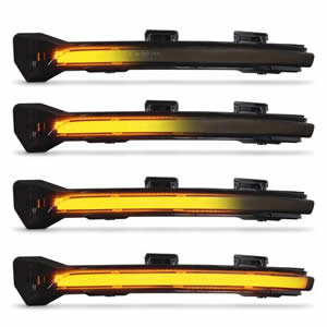 1pair Dynamic LED Side Mirror Blinker Turn Signal Lights Fit for for VW Golf7 E-Golf Touran 2