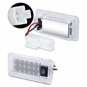 1pcs White Led Luggage Compartment Light Replacement for Toyota Rav4 2019- 2020 Trunk Cargo Lamp With Switch
