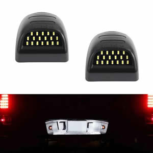 2 PCS High Quality Waterproof LED License Plate Light for GMC sierra 2500 Cadillac Escalade EXT ESV