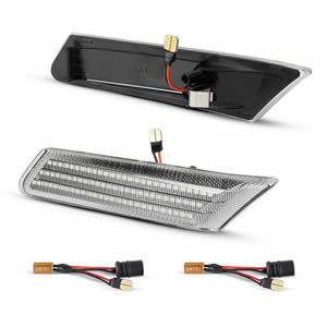 2PCS LED Turn Singal Light Side Marker Lights  for Porsche 997 911 Boxster 987 Cayman 987C