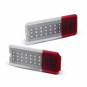 2Pc Interior Door Panel Light Reflector for Ford F-250 F-350 F-450 F-550 Super Duty 1999-2007 Excursion 2000-2005