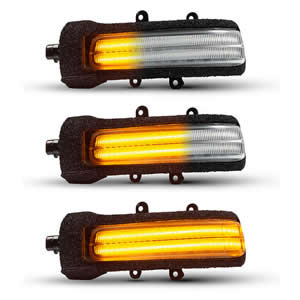 2Pcs Dynamic Side Mirror Turn Signal LED Indicator Lights for Toyota Tocama 2012