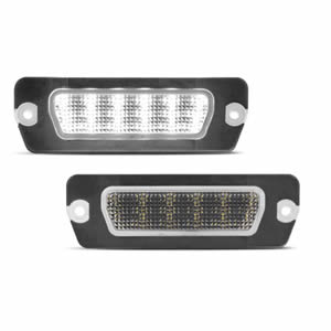 2Pcs LED License Plate Light Tag Lamp for Maserati Coupe 4200 4200 GT Gran Turismo Gran Cabrio