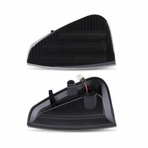 2pcs 12V Smoked LED Front Side Marker Lights for Dodge Charger 2006 2007 2008 2009 2010 Corner Turn Signal Lamps