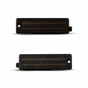 2pcs 12V Smoked Rear Bumper LED Side Marker Lights for Chevy Camaro 1993-2002 Red Side Marker Parking Light