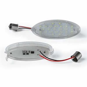 2pcs 18SMD for OPEL Astra F Corsa B Vectra B LED License Plate Light Integrated Led Tail Light