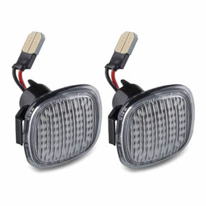 2pcs Amber High Brightness LED Turn Signal Side Marker Light for Audi A3 8L Durable Car Accessories Easy Install