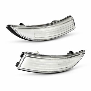 2pcs Amber Side Mirror LED Turn Signal Light for Ford Fiesta Mk7 2008.08-2017.04 B-Max 2012.11-2017.09 Fiesta
