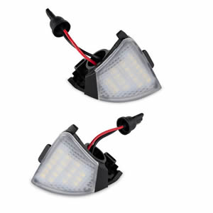 2pcs Canbus Error Free LED Number Plate Light for VW Golf5 / Passat 3C Long Lifespan
