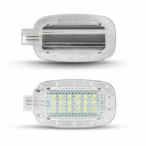 2pcs Car LED Door Light LED Vanity Mirror Light Courtesy Lamp for Mercedes-Benz W204