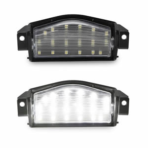 2pcs Car Lamp LED License Plate Light Assembly LED Number Plate Light for Mazda 2 Mazda 3