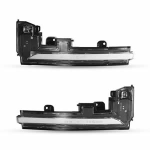 2pcs Clear Car Accessories LED Side Mirror Turn Signal Light for Land Rover Discovery 4