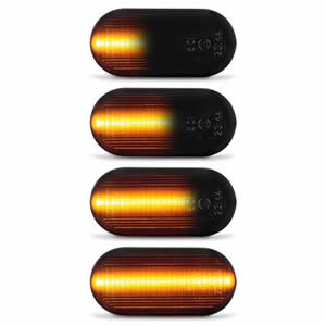 2pcs Dynamic LED Side Marker Lights  Assembly for Nissan Note Pathginder R51 Qashqai Turn Signal Light