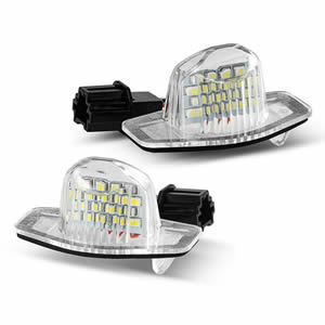 2pcs LED License Plate Light Assembly LED Number Plate Lamp  for Honda Odyssay CRV JAZZ HR-V Insight