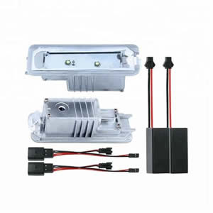 2pcs  LED Number Plate Lamp License Plate Light for VW Polo GOLF4  GOLF6 Car Accessories