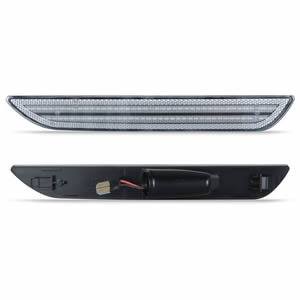 2pcs LED Side Marker Lights for Ford Mustang 2015-2023 Rear Red Fender Marker Reflectors Lamps