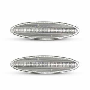 2pcs Red Lens LED Rear Fender Side Markers Turn Signal Light for Chevrolet Corvette C5 1997-2004 LED Side Marker Lamps