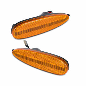 2pcs Yellow Lens High Performance LED Front Bumper Signal Light for Pontiac GTO Non-Polarity LED Signal Light
