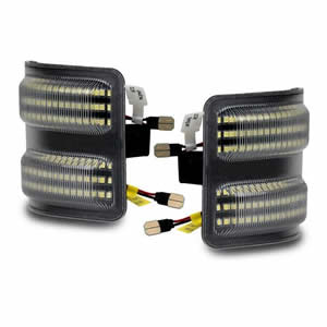 2pcs for Ford F250 F350 F450 Super Duty 08-16 Switchback Sequential Side Mirror LED Turn Signal Light