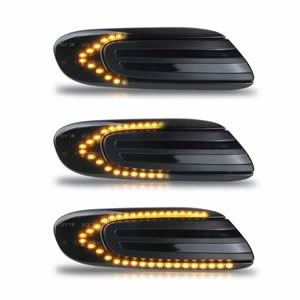 2xDynamic LED Side Marker signal Light for MINI F55 F56 F57 COOPER S SD CLUBMAN