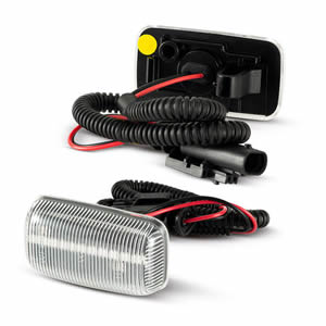 4 PCS LED Side Marker Light for Chevrolet Silverado GMC Sierra 2500HD 3500HD 2015-2023 Front Rear Side Fender Lamps