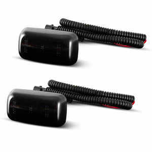 4 PCS Smoked LED Side Marker Light for Chevrolet Silverado GMC Sierra 2500HD 3500HD 2015-2023 Turn Signal Sidemarker Light