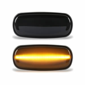 4PCS Non-Polarity LED Front & Rear Dual Fender Side Marker Lamp Light  for Dodge RAM 2500 3500