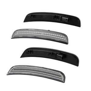 4pcs Amber Red Side Marker for Dodge Charger 2015-2021 Clear Front Rear Fender Light
