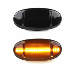 4pcs Dually Bed Fender Side Marker LED Lights for Ford F350 F450 Super Duty 2011-2018 Front Rear Side Marker Lamp BC3Z15442A